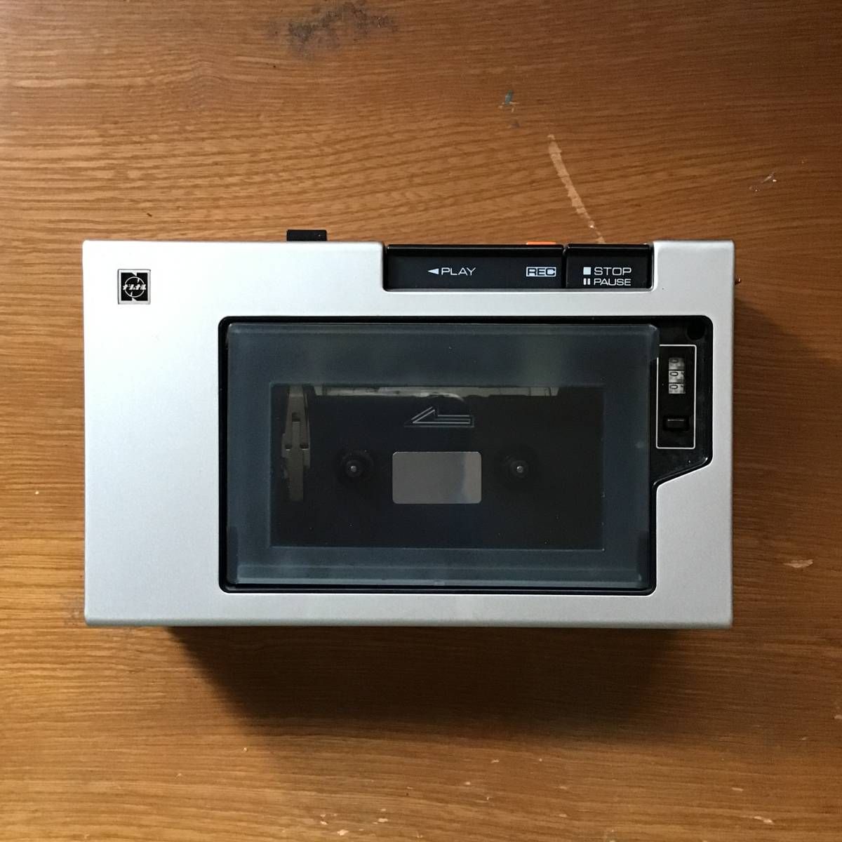 昭和レトロ ナショナル カセットテープ レコーダー RQ-216 電池での動作確認のみ 専用ケース付き