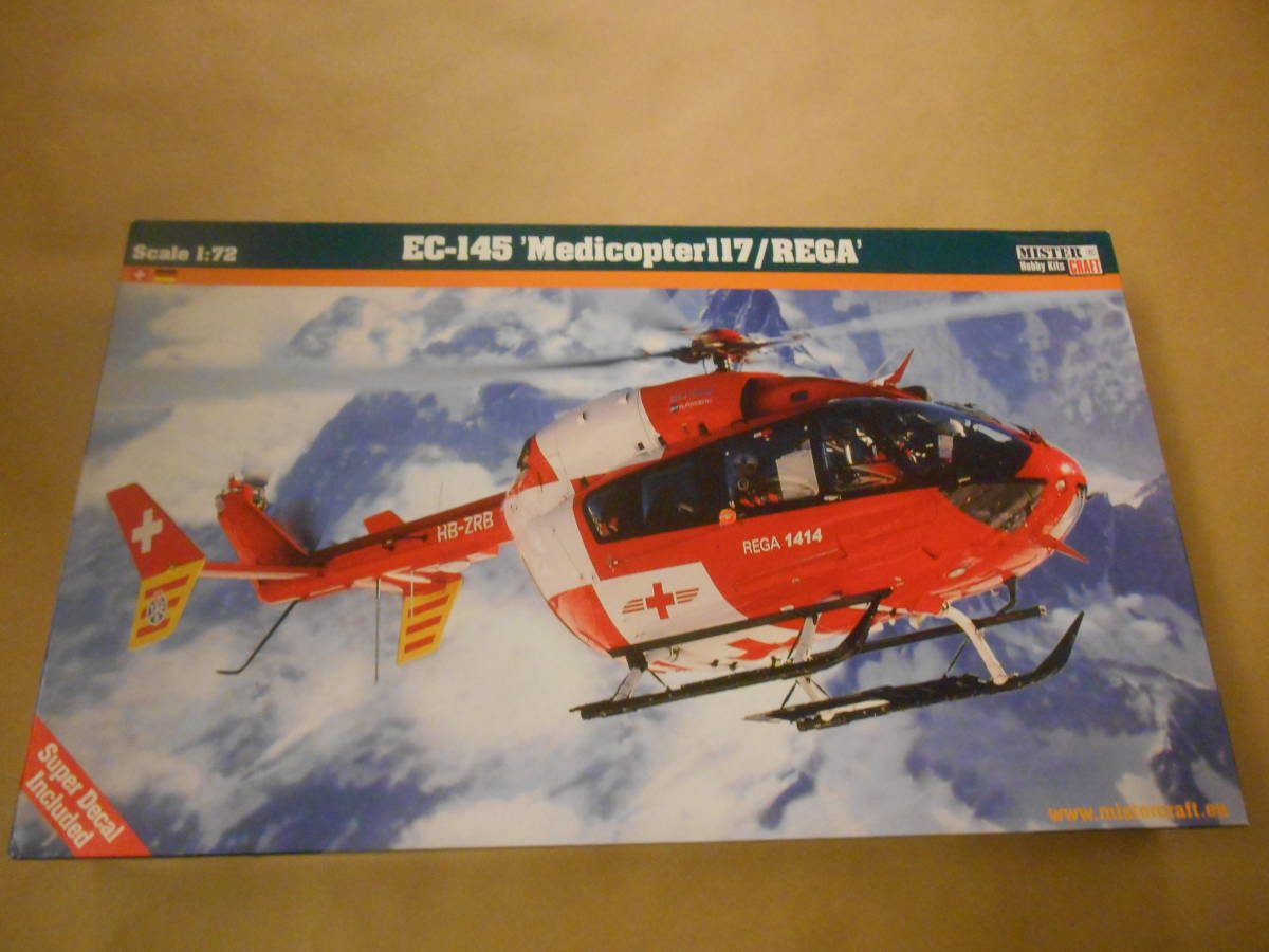 〔全国一律送料340円込〕1/72 ミスタークラフト ユーロコプター EC 145 ”メディコプター 117/REGA