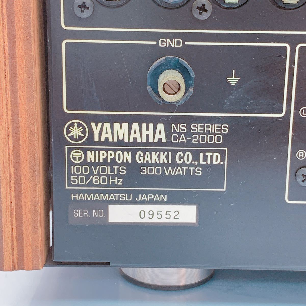 AT136 1円〜 YAMAHA ヤマハ プリメインアンプ CA-2000 ウッド