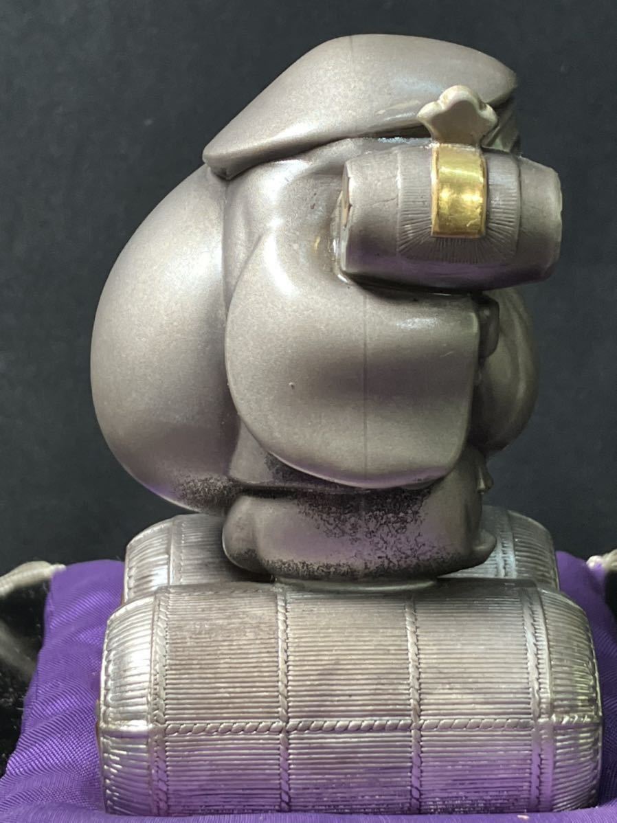 大黒天【 純銀 刻印有】置物 YY3241 1点 純銀製 縁起物 シルバー 銀