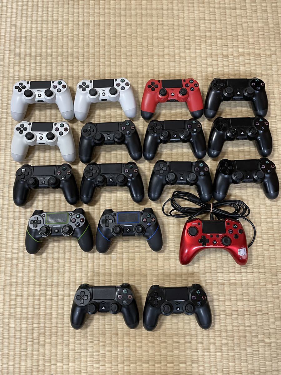 PS4コントローラー 17台セット DUALSHOCK4 デュアルショック4 ジャンク 100スタ(アクセサリ、周辺機器)｜売買されたオークション情報、yahooの商品情報をアーカイブ公開 - オークファン アクセサリ、周辺機器