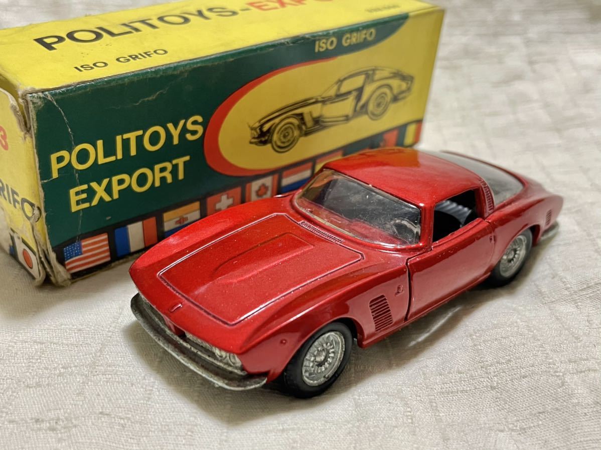 □美品 1/43 POLITOYS EXPORT「ISO GRIFO/イソ・グリフォ」ポリトーイ