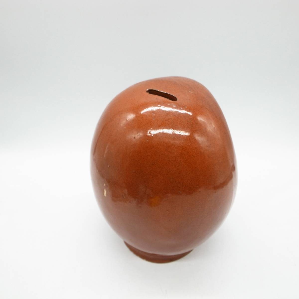 信楽焼 達磨狸 貯金箱 陶器製 置物 高さ約20cm □だるま たぬき 昭和