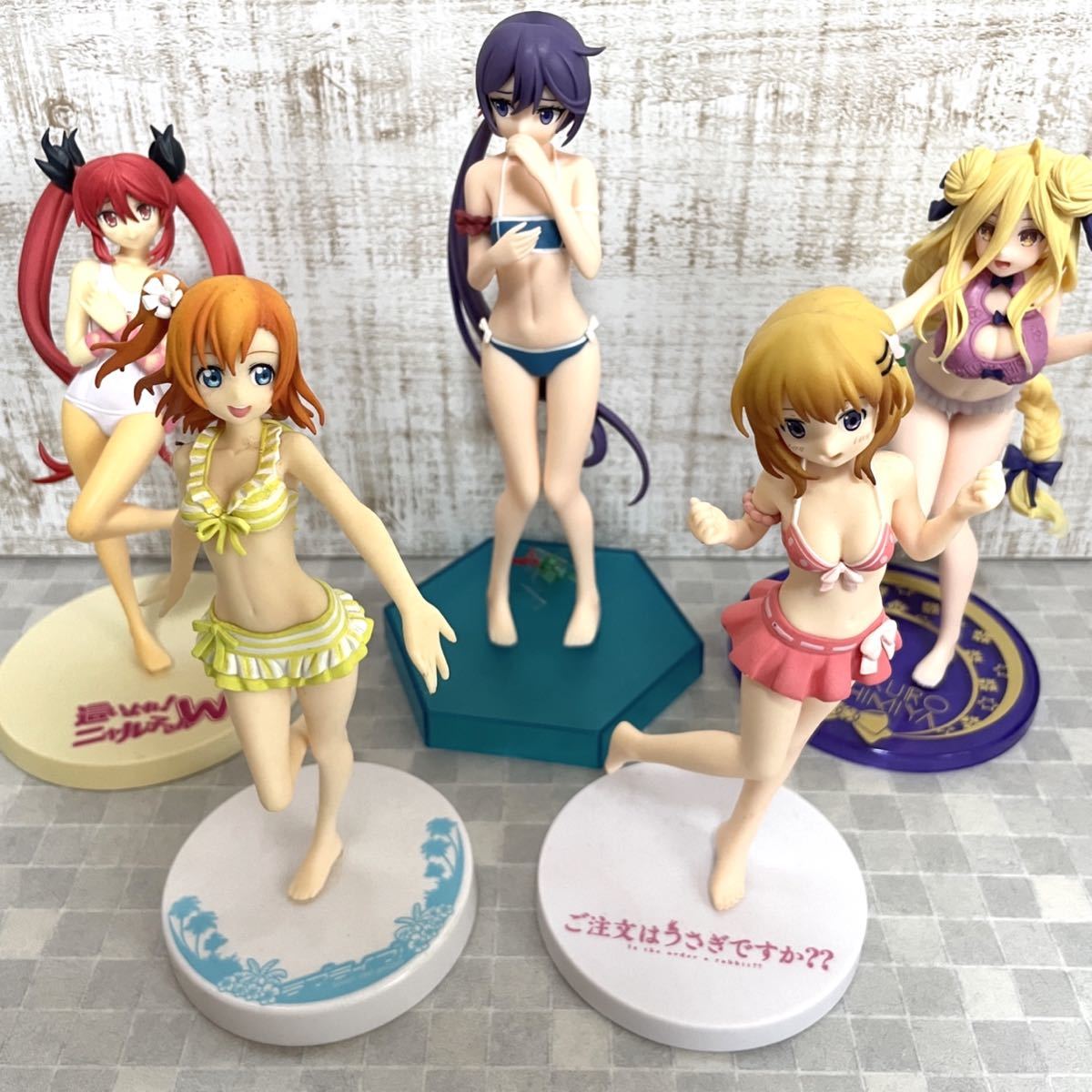 美少女 フィギュア セット】水着 リゼロ レム ラム SAO ニセコイ 