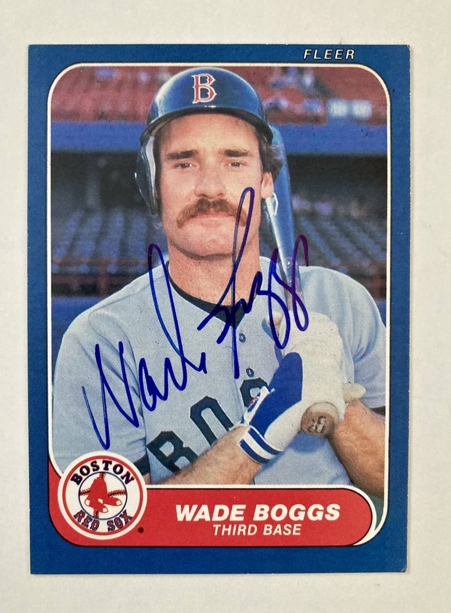 エラー 直筆サイン ウェイド ボッグス Wade Boggs Clinicacampinas Com Br