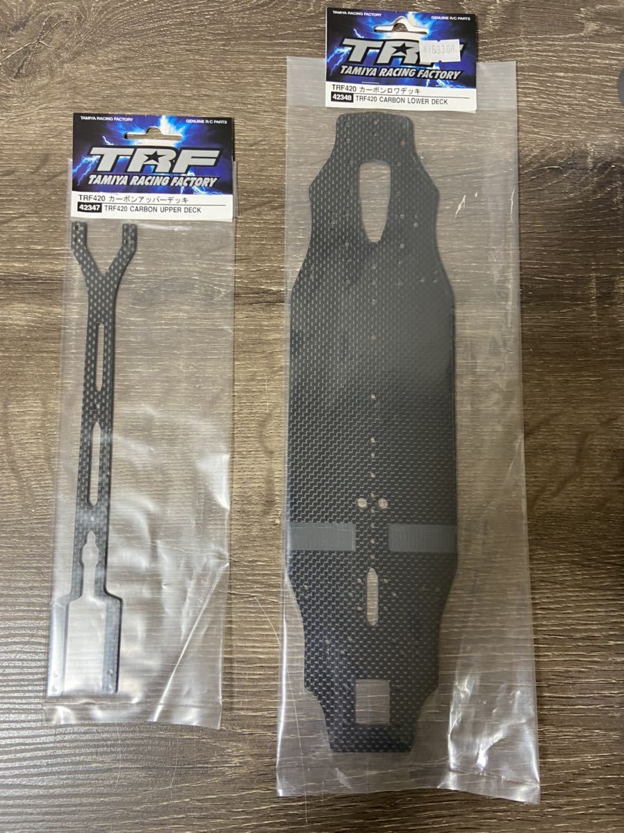 TRF420ロワデッキ新品付 タミヤ TRF420 アッパーデッキ ロワデッキ