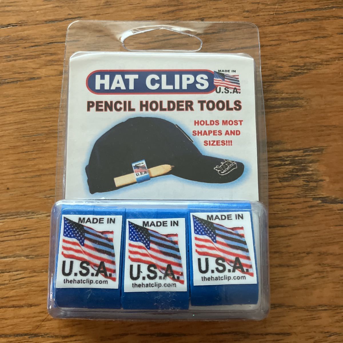 HAT CLIP ハットクリップ アメリカ製 USA CAP 帽子 ペンシルホルダー 鉛筆 大工 カーペンター diy アメリカン大工 3個