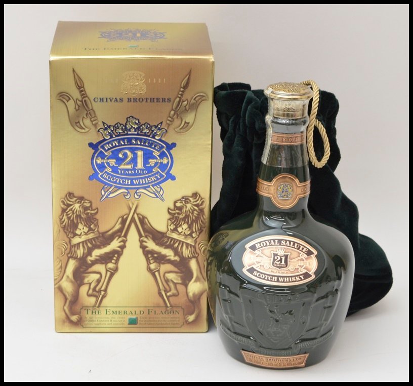 飲料・酒 ROYAL SALUTE 21 YEAR OLD 700ml 43% 2本セット