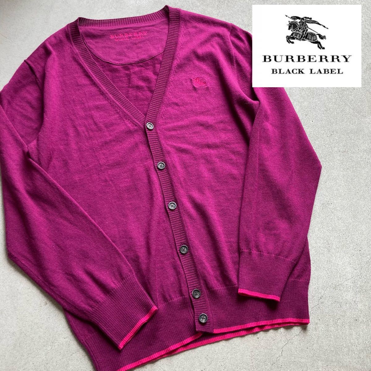HOT，品質保証 BURBERRY BLACK LABEL バーバリー カーディガン L(カーディガン)｜売買されたオークション情報、yahooの商品情報をアーカイブ公開 - オークファン カーディガン