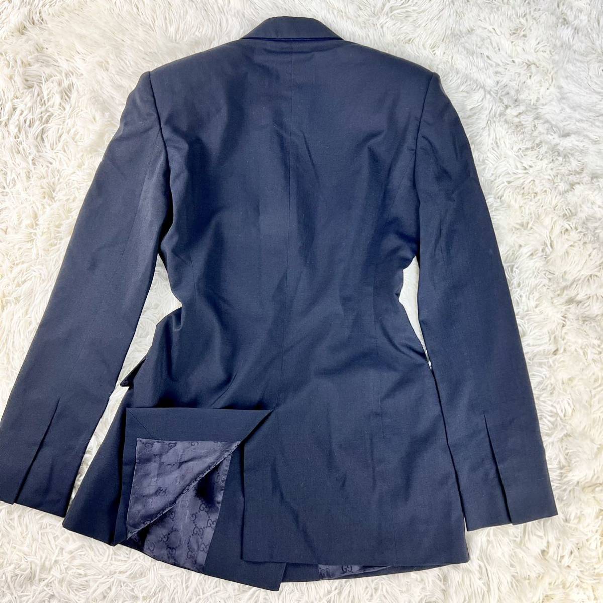 極美麗品 超希少 グッチ Mサイズ【最高級の逸品】GUCCI GG柄 シルク 