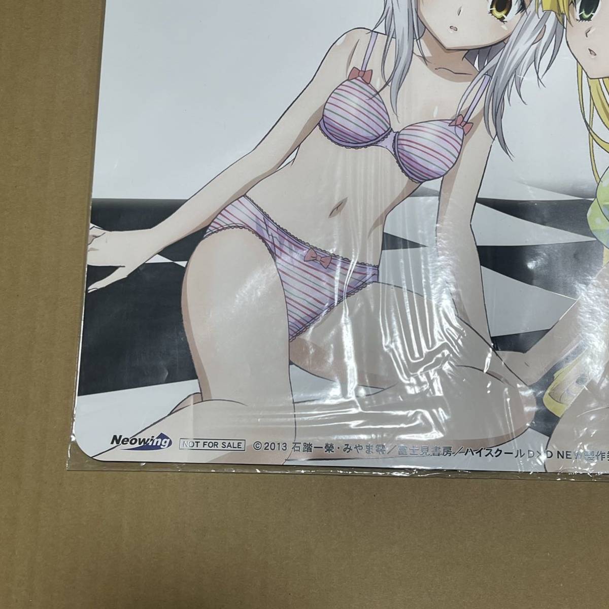 ハイスクールd×d NEW ネオ・ウィング全巻購入特典　小猫　アーシア ハイスクールd×d デスクマット アーシア 小猫 ハイスクールdxd Blu-ray