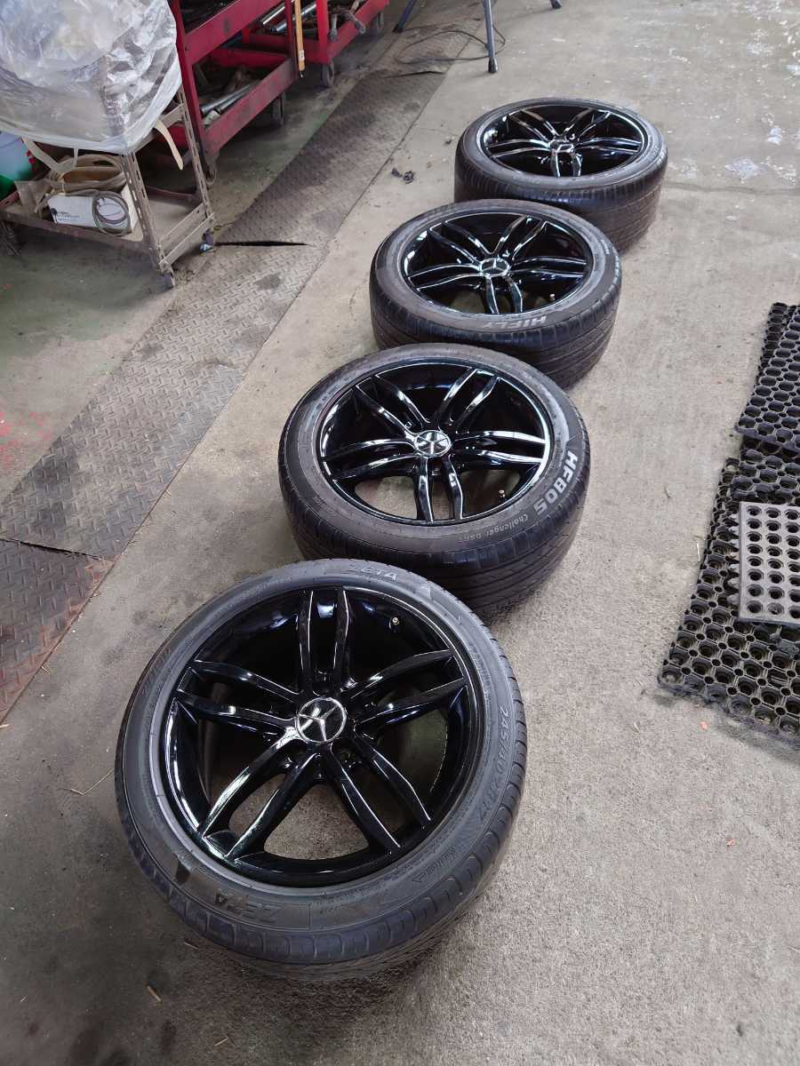 メルセデスベンツ ベンツ純正 17インチアルミ ブラック塗装品 215 