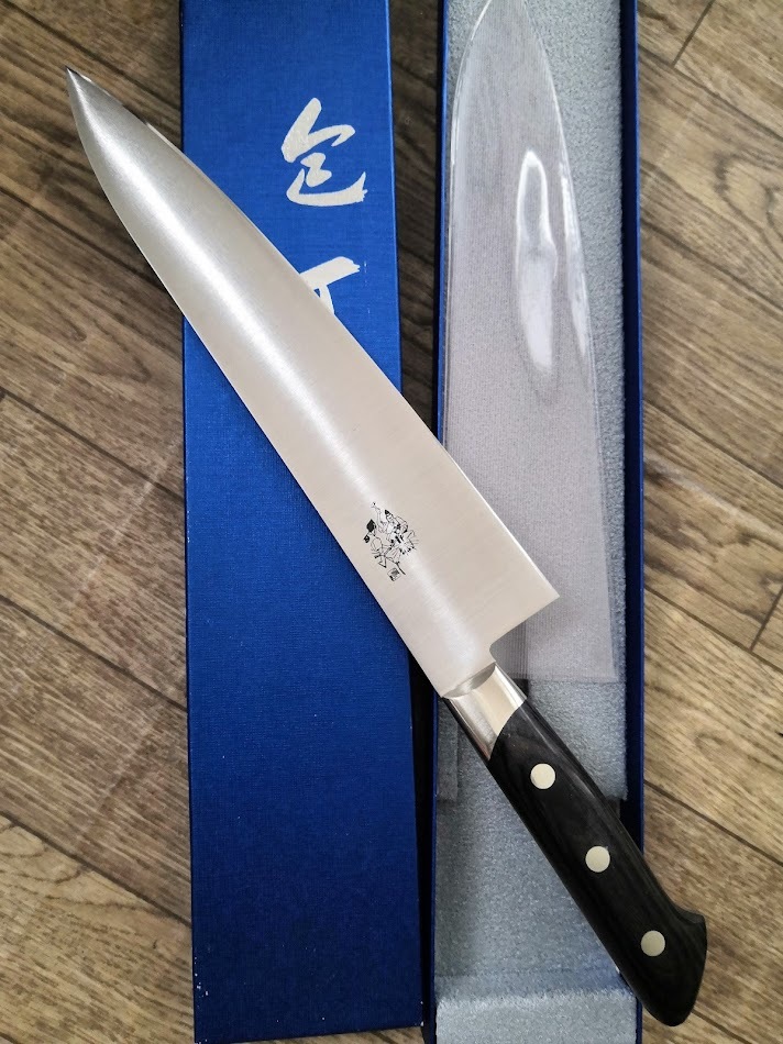 未使用・新品☆フジタケ FV10 牛刀 24cm VG10 VG-10 V金10号 堺一文字
