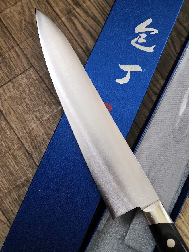 未使用・新品☆フジタケ FV10 牛刀 24cm VG10 VG-10 V金10号 堺一文字