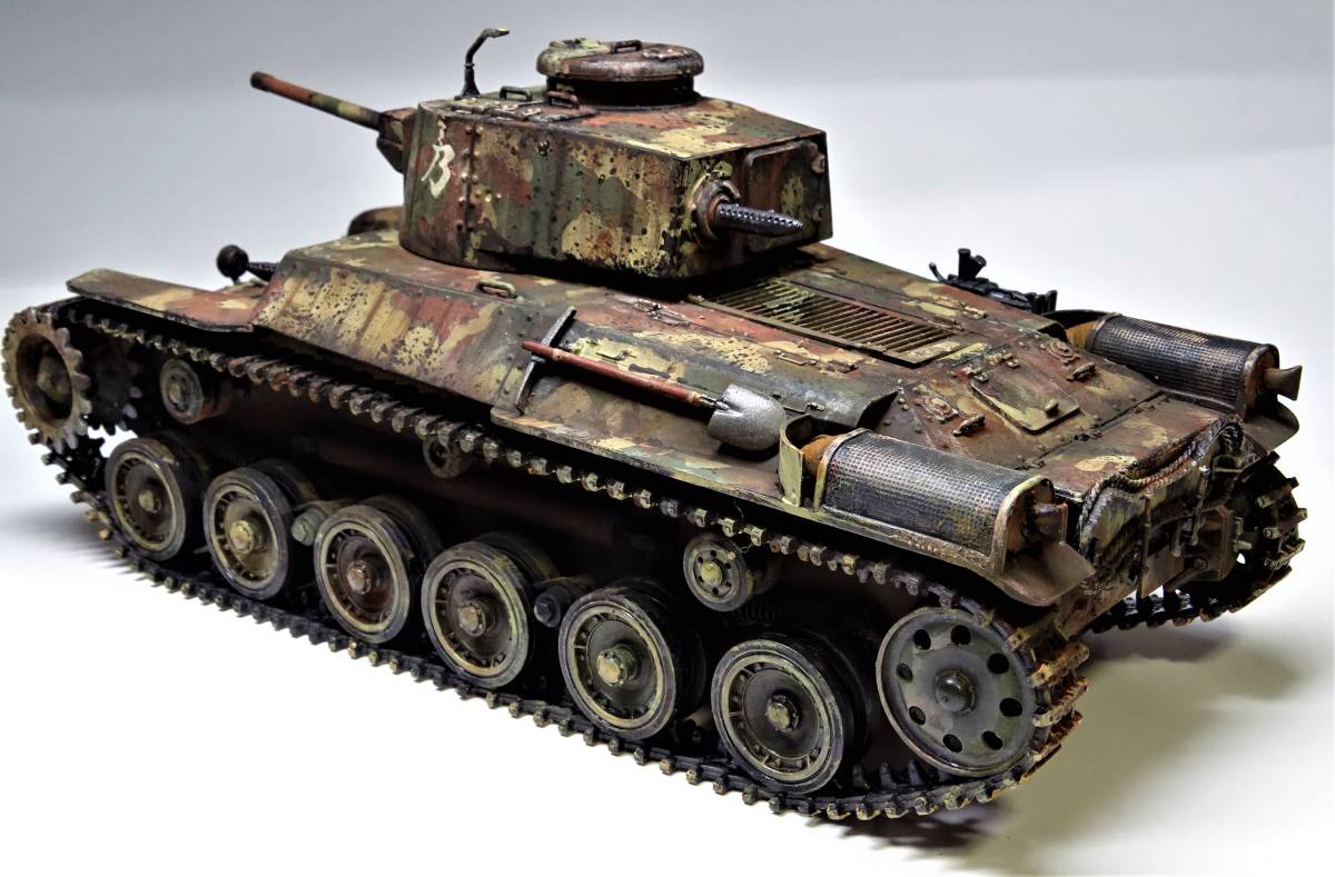 旧日本陸軍97式中戦車　1/35 完成品 1/35 日本陸軍97式中戦車改 塗装済み完成品(完成品)｜売買された