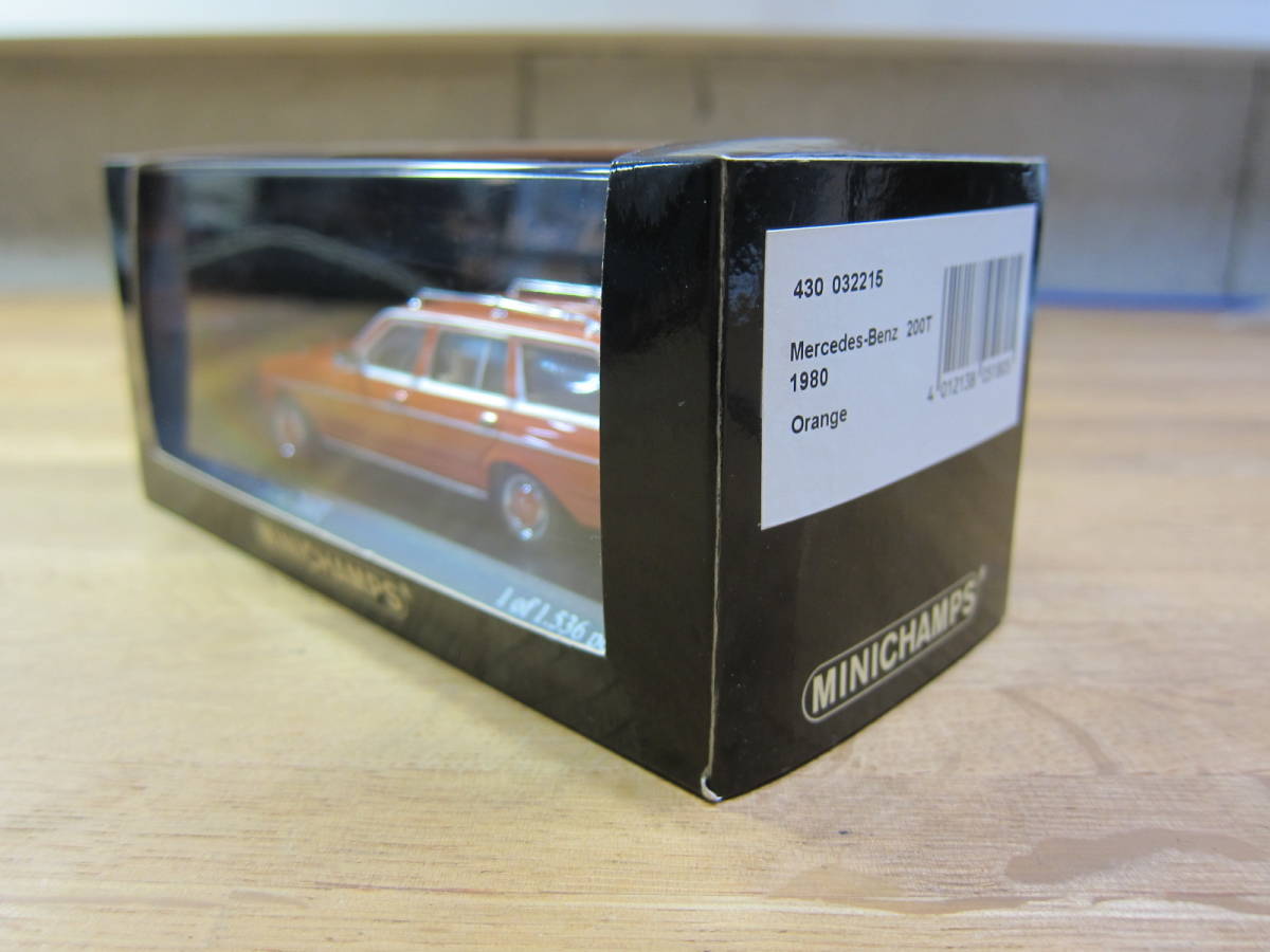 希少 美品 MINICHAMPS ミニチャンプス 1/43 W123 メルセデス・ベンツ