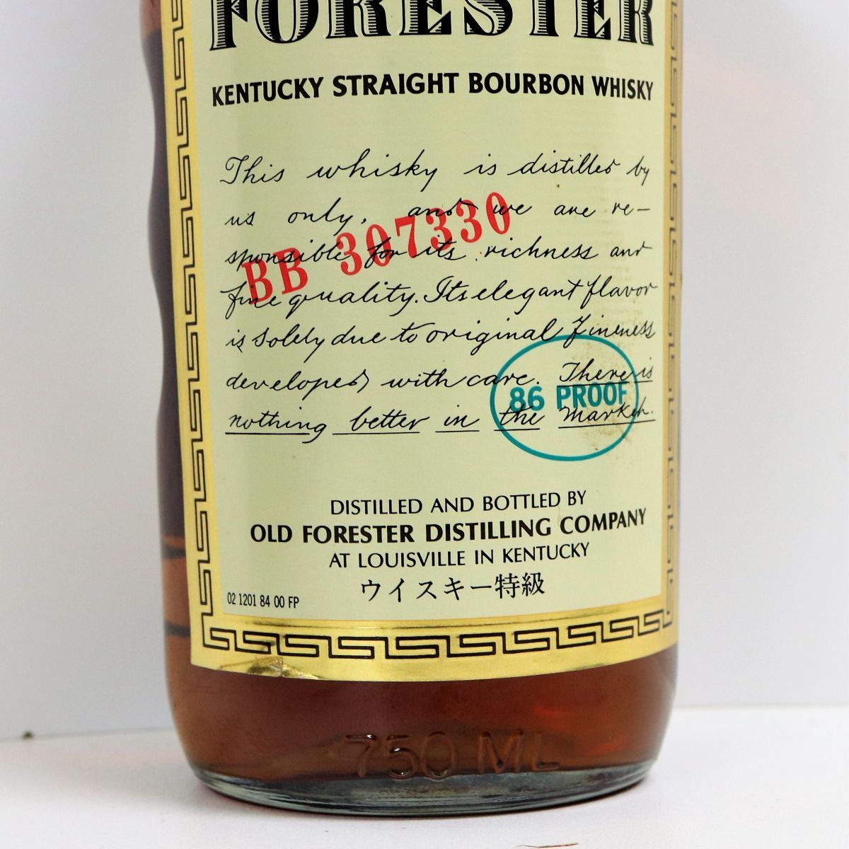 750ml オールドフォレスター 1円~OLD オールド フォレスター）86 