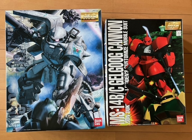 MGガンプラ（ザクⅡ・ゲルググキャノン）新品セット MG 量産型ゲルググ