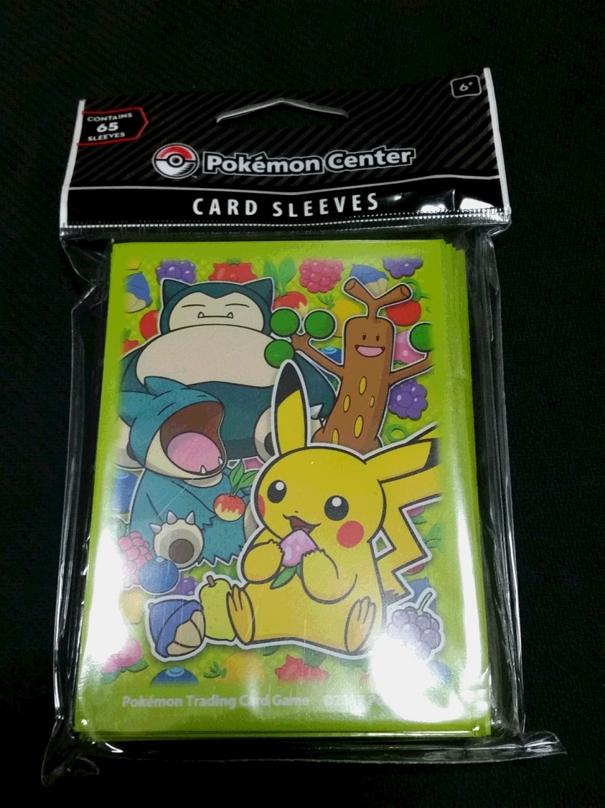 ☆ポケモンカード☆スリーブ デッキシールド☆カビゴン ピカチュウ 65