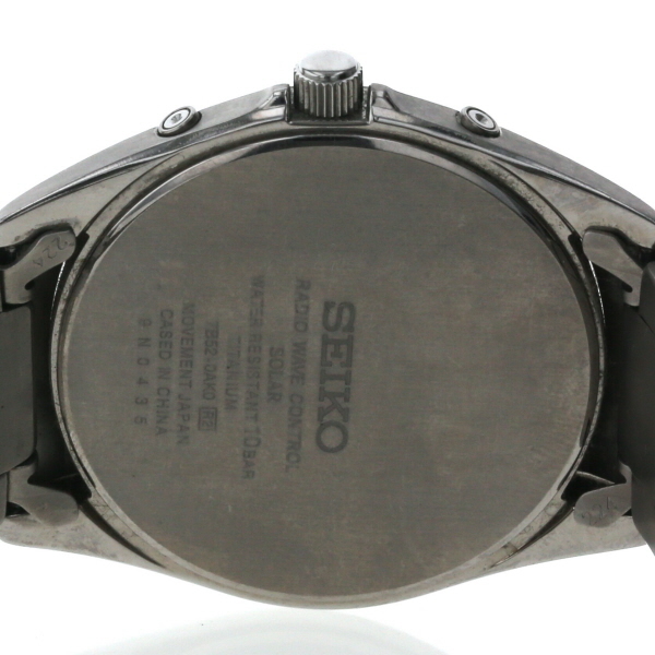 セイコー SEIKO SBTM217スピリット 7B52-0AK0 ソーラー ブラック 