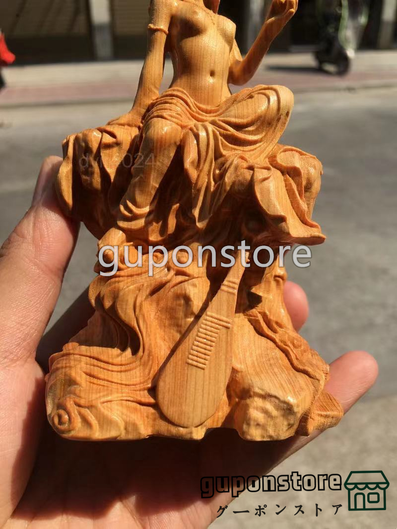 極品 木彫り ◇女神◇ヌード◇美少女 ◇裸婦像◇女性像/彫刻工芸品 