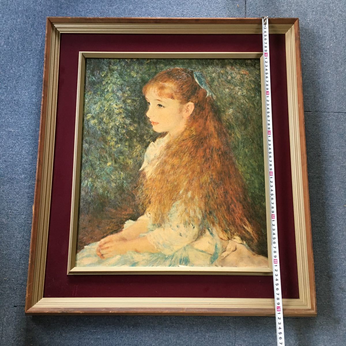 額装 ルノワール フランス画家 複製印刷 小さなイレーネ 名画 絵画 