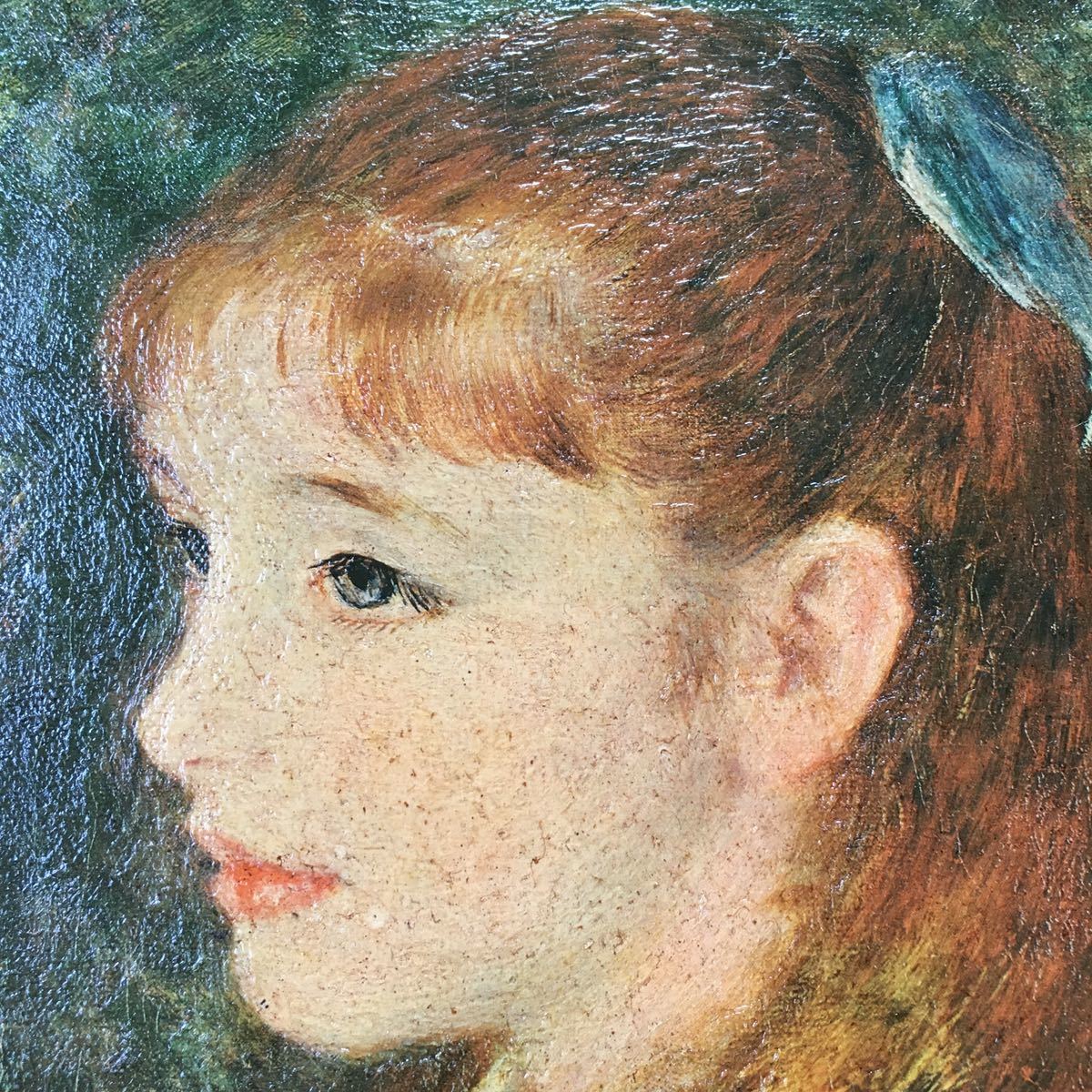 額装 ルノワール フランス画家 複製印刷 小さなイレーネ 名画 絵画 