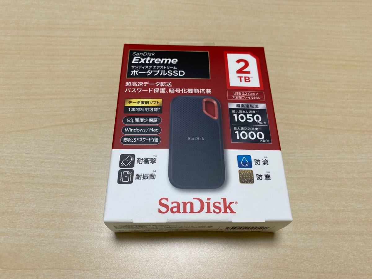 新品未開封】サンディスク SANDISK SDSSDE61-2T00-J25 [エクストリーム 