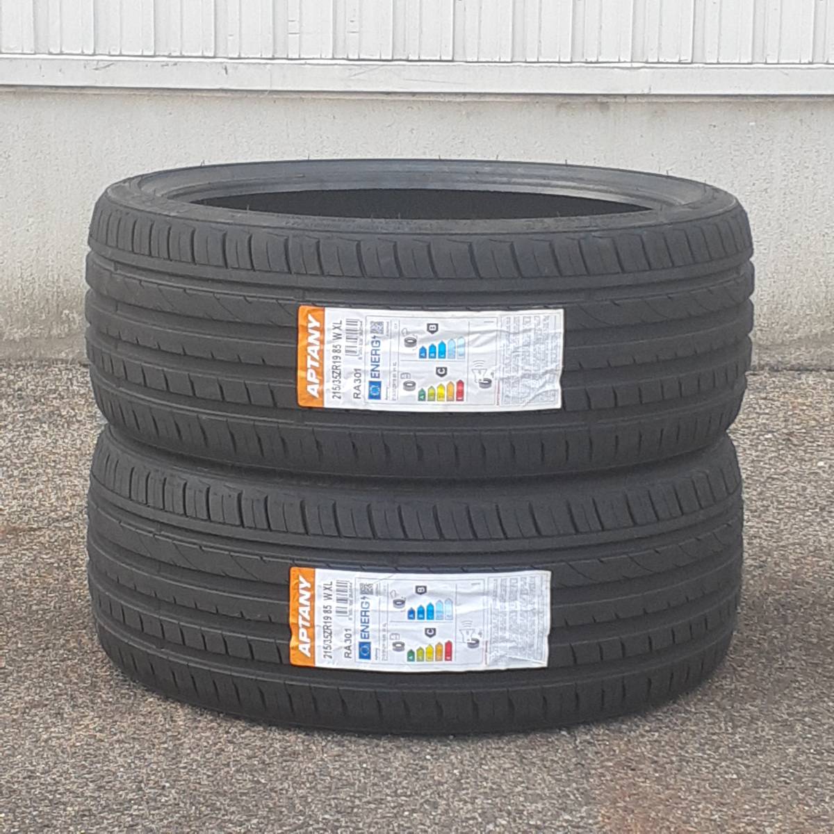 215/35R19 85W XL APTANY SPORT MACRO RA301 22年製 2本送料税込 12，
