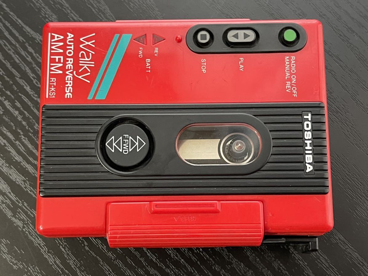 オーディオ機器 TOSHIBA Walky RT-KS1 カセットプレーヤー 本体