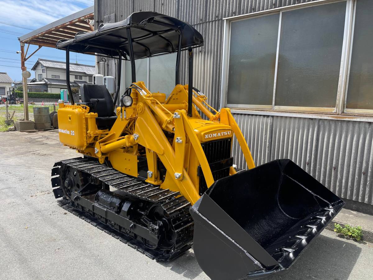 コマツ D20S-2 ブルドーザー 35馬力 完全実働品 中古(建設機械、重機 
