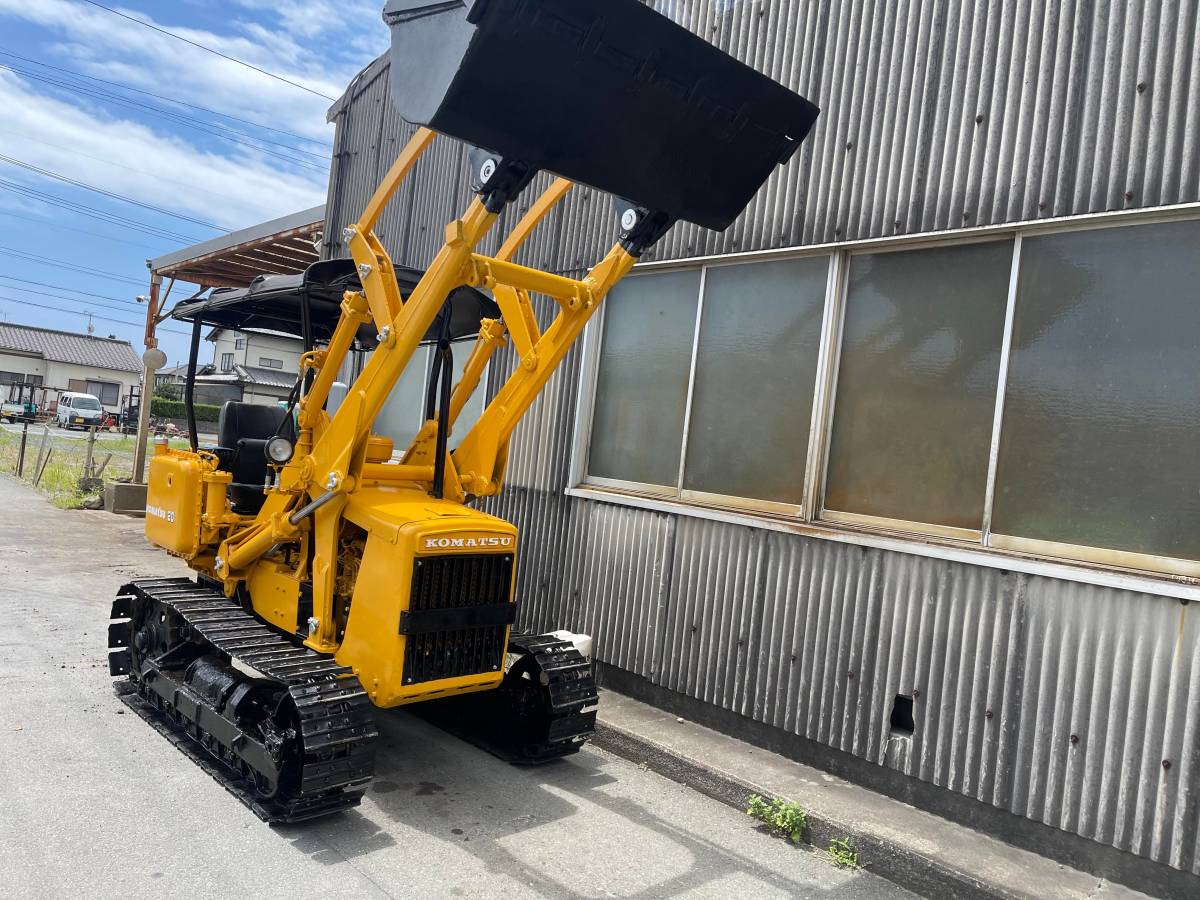 コマツ D20S-2 ブルドーザー 35馬力 完全実働品 中古(建設機械、重機 