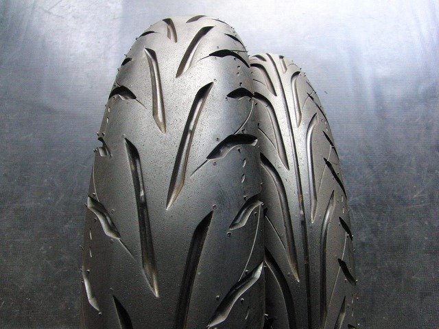 中古前後セット!ダンロップ◎GT601. 100/90-16. 120/80-18. VP657:22083