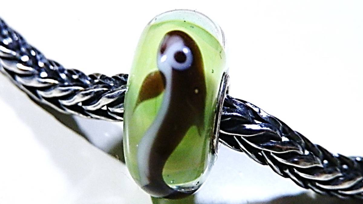 トロールビーズ★Trollbeads★OOAK★シャチ★新品★刻印あり★レアレアユニーク★入手不可★S&B★