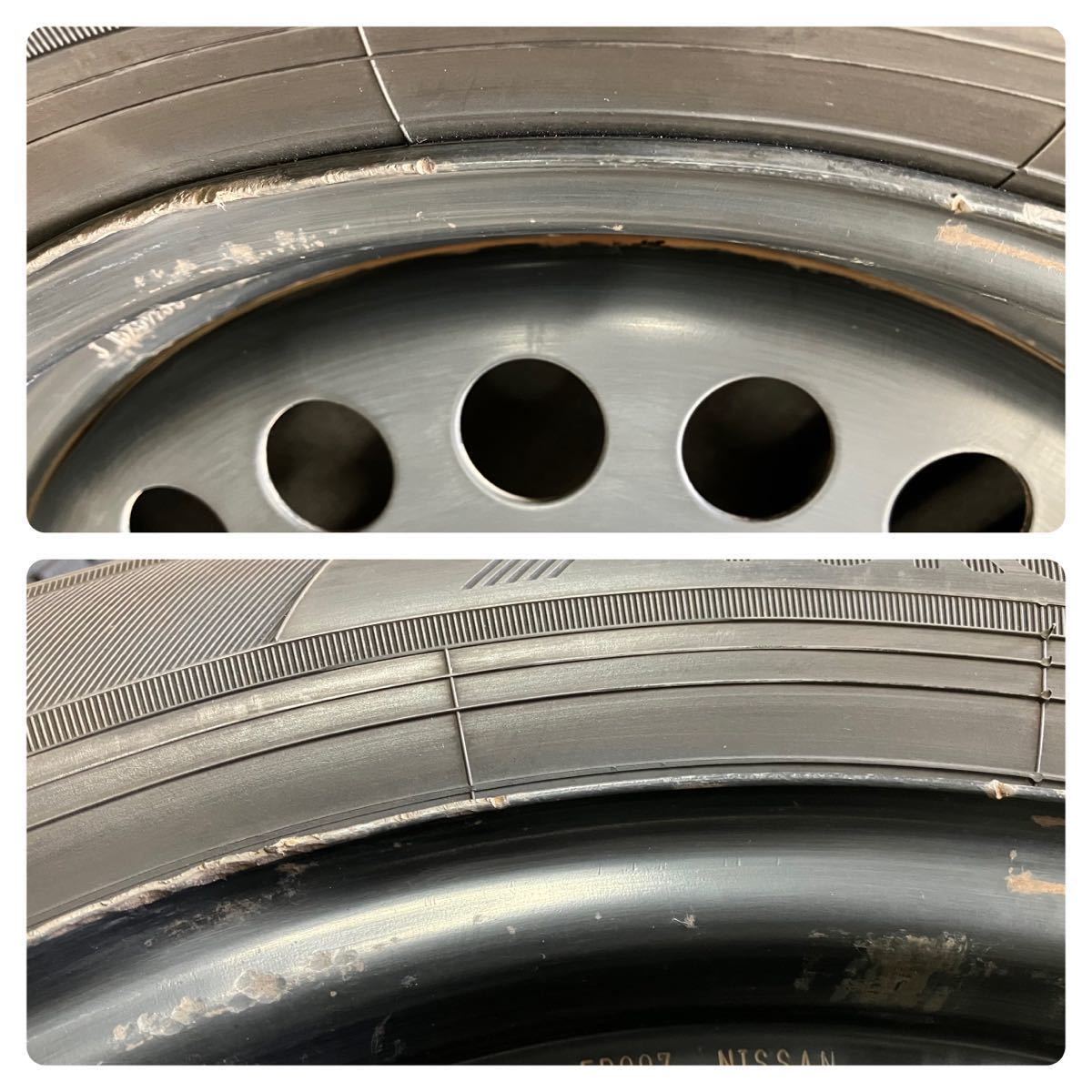 2021年製YOKOHAMA付 キューブ 175/65R15 5.5J 4穴 PCD100 ハブ径60