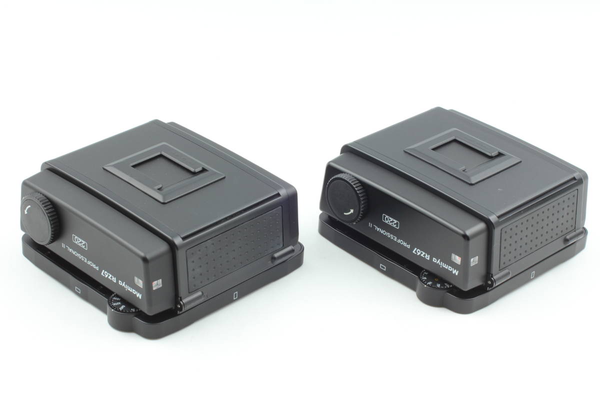 MAMIYA マミヤ RZ67 Professional II 220 フィルムバック 2個セット 中