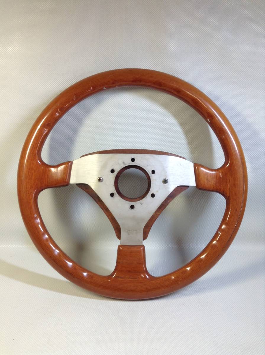 momoステアリング ウッド ハンドル 35パイ（ウッド ステアリング  