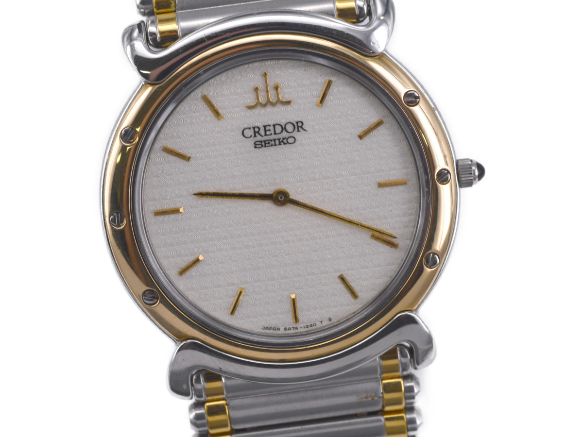 中古／電池切れクレドール 5A74-0650 リネアクルバ K18 コンビ