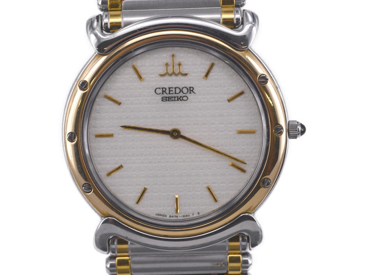 中古／電池切れクレドール 5A74-0650 リネアクルバ K18 コンビ