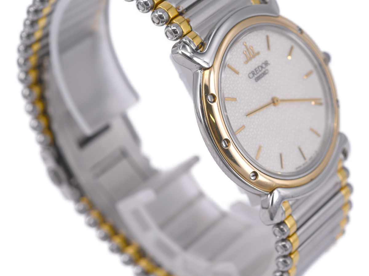 中古品] 動作OK【SEIKO】セイコー クレドール 5A74-0650 メンズ 18KT