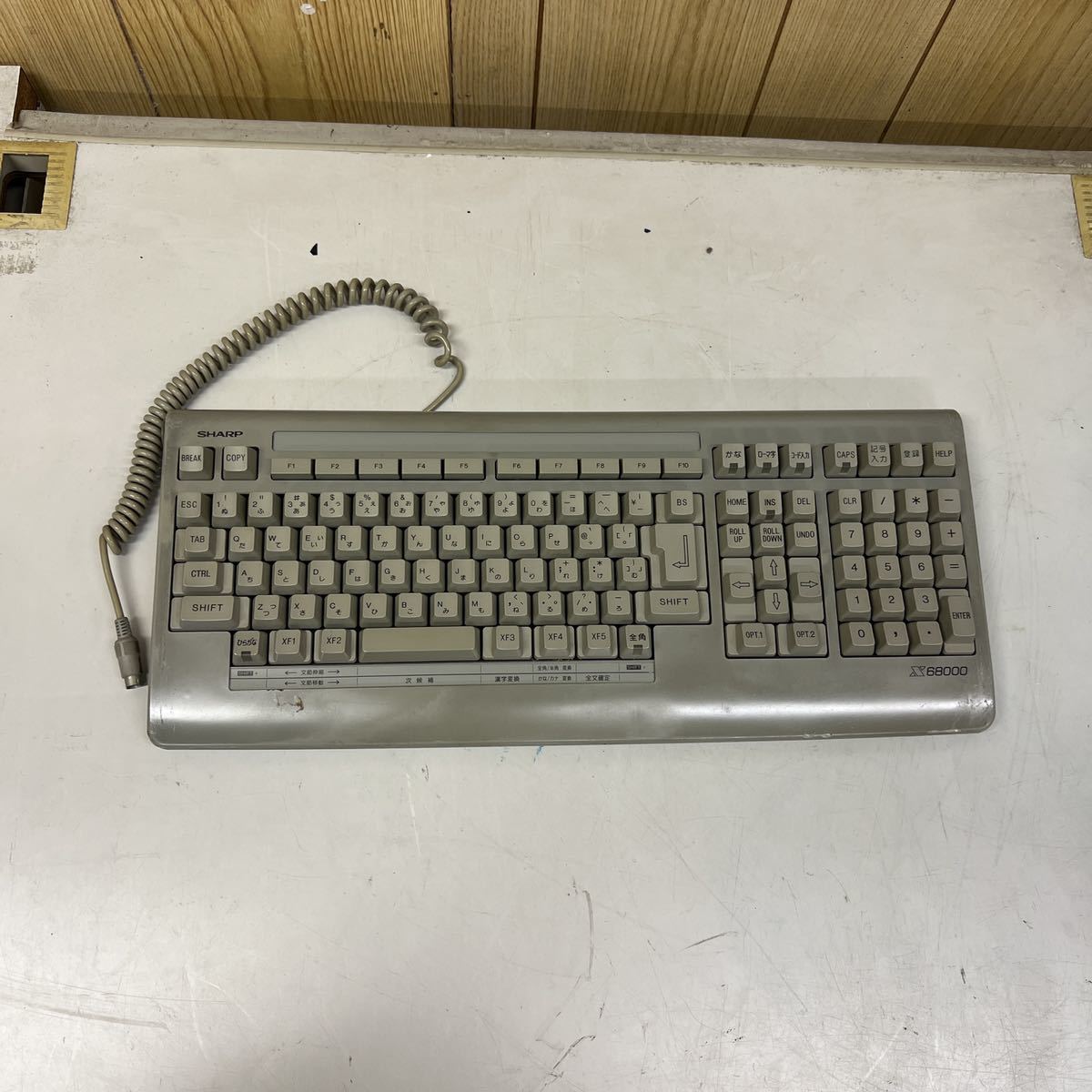 ジャンク(動作未確認) SHARP X68000 キーボード DSETK0016CE01 Yahoo