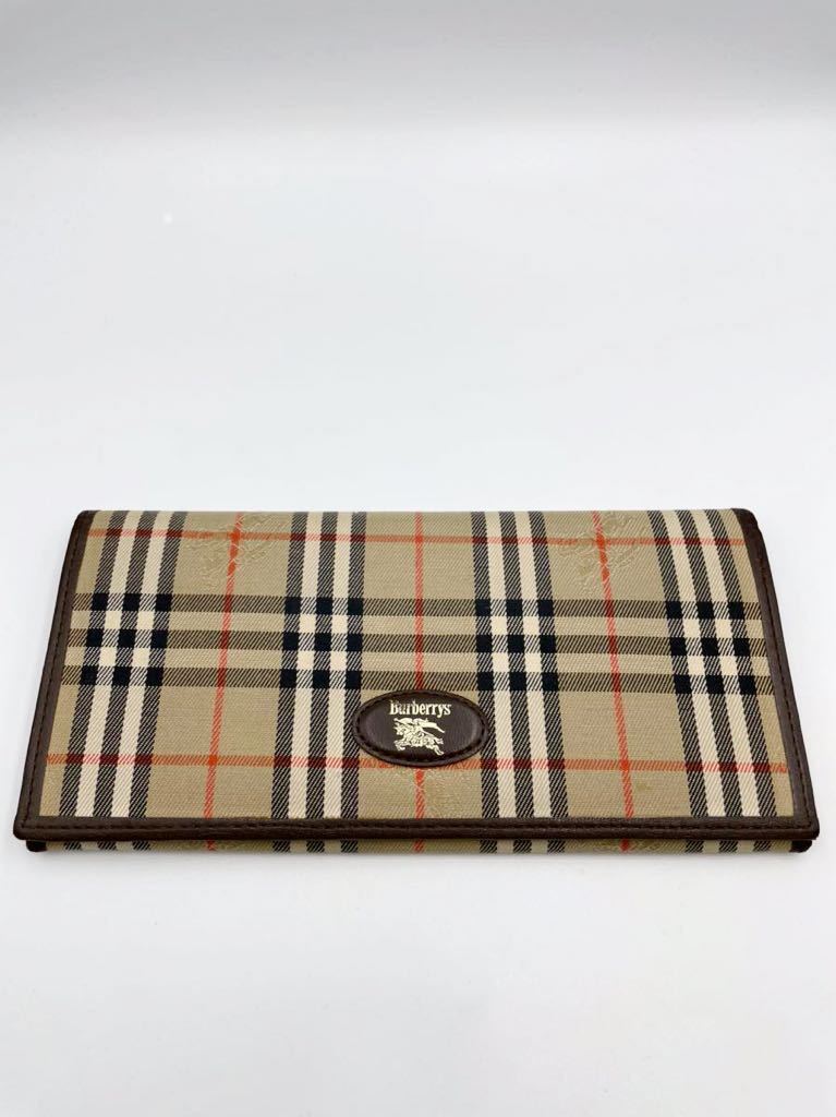 Burberry チェック柄 長財布 メンズ レディース バーバリー ロンドン 
