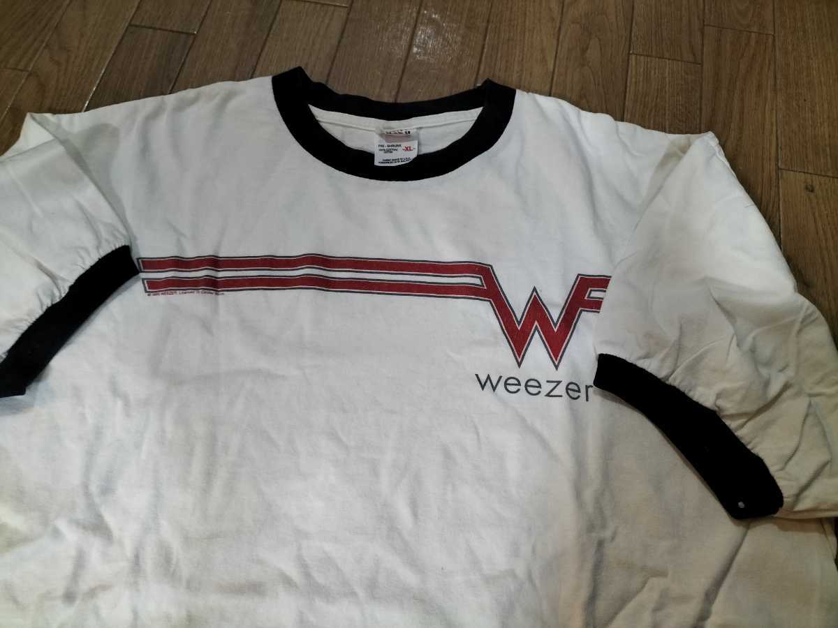 1990年代 90s anvil weezer ウィザー リンガーTシャツ アメリカ製 90's