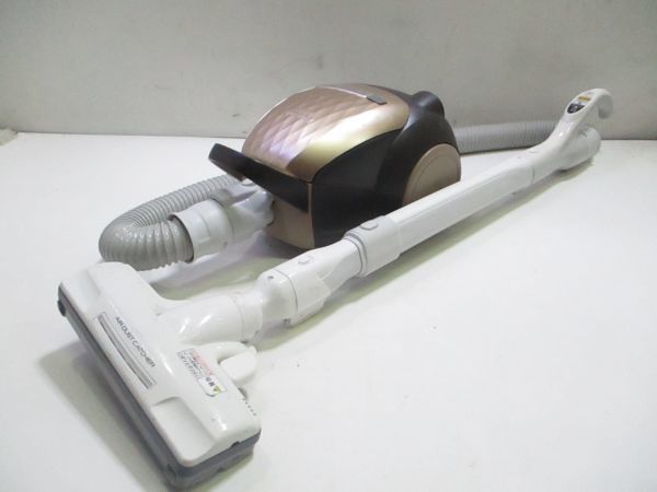 □Panasonic パナソニック 紙パック式掃除機 MC-PK18G パワフル自走ノズル 軽量 ハイパワー 2017年製 1150 @140 □