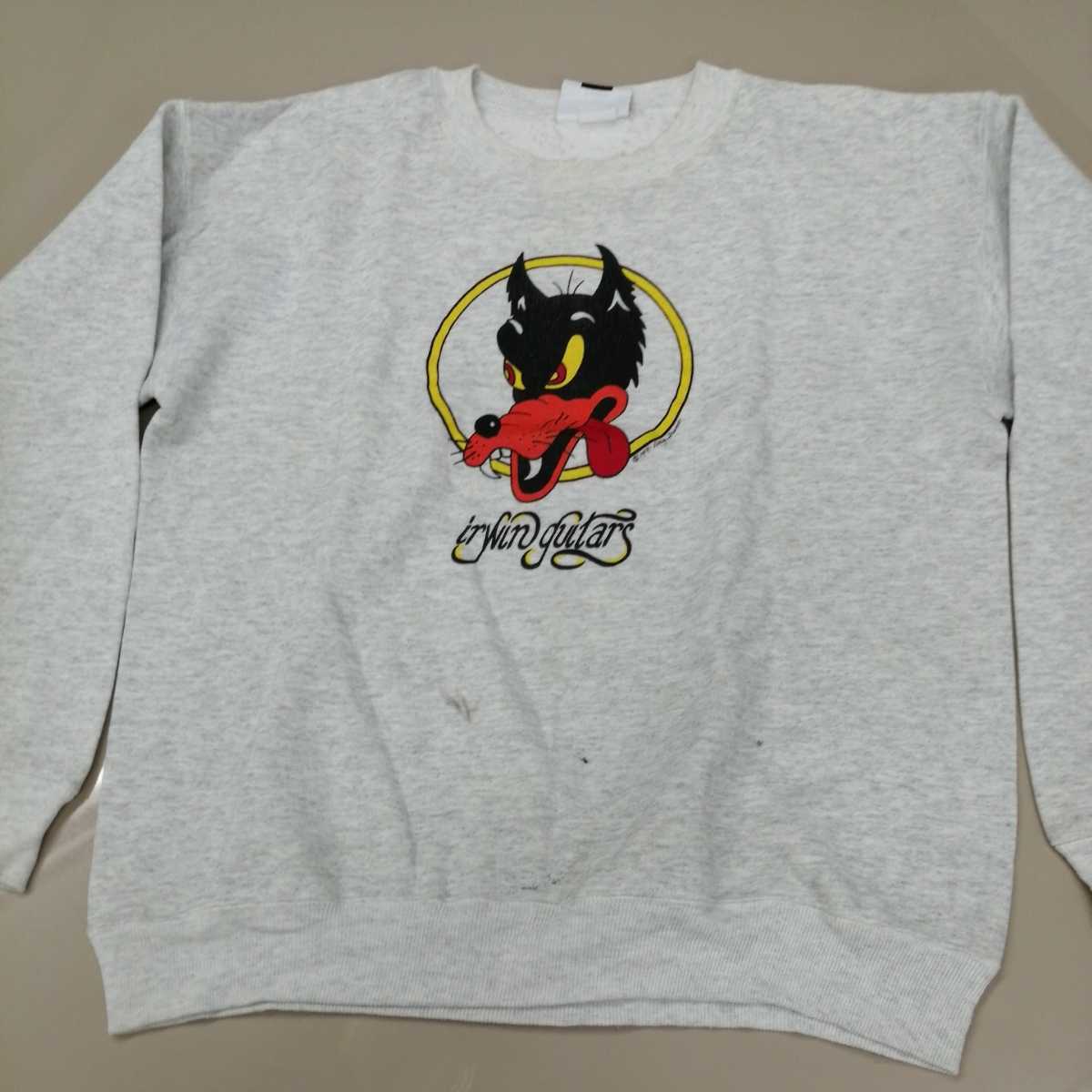 新作，人気セール B08 バンドTシャツ アーウィンギターズ 杢グレースウェット トレーナー ヴィンテージ JERRY GARCIA kIRWIN GUITARS GRATEFUL DEAD(Tシャツ)｜売買されたオークション情報、yahooの商品情報をアーカイブ公 Tシャツ