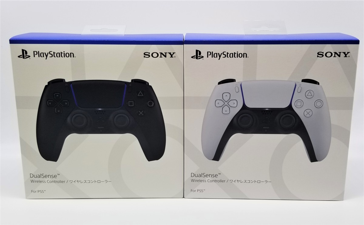 得価，限定セール / SONY PlayStation PS5 ワイヤレスコントローラー 2点セット ホワイト ミッドナイトブラック 024-220822-AY-07-IZU(アクセサリ、周辺機器)｜売買されたオークション情報、yahooの商品情報をアーカイブ公 アクセサリ、周辺機器