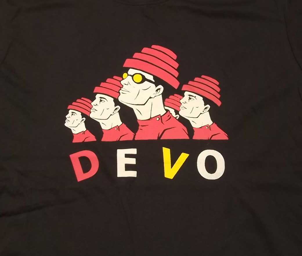 新品 【DEVO】ディーボ プリント Tシャツ L // ニューウェーブ テクノ 