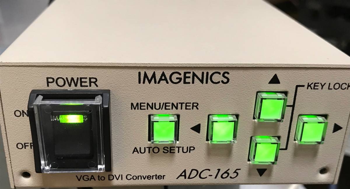 IMAGENICS VGA to DVI コンバータ ADC-165 3個セット IMAGENICS ADC-165 アナログRGB入力-DVI出力変換器（VGA to DVI
