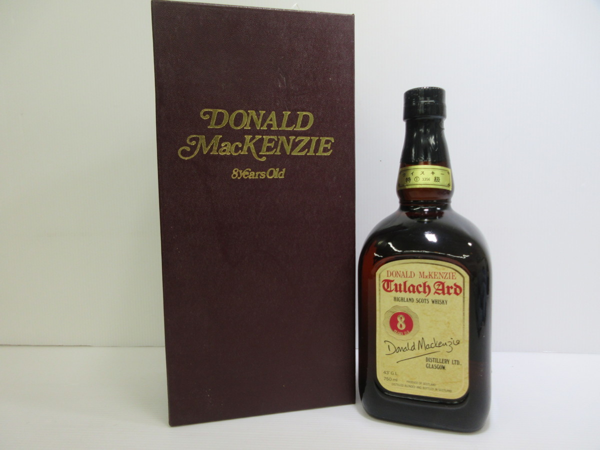 DONALD MaKENZIEウイスキー　750ml 43度 Yahoo!オークション の 15年 インペリアル (ウイスキー) 750ml ＊箱付