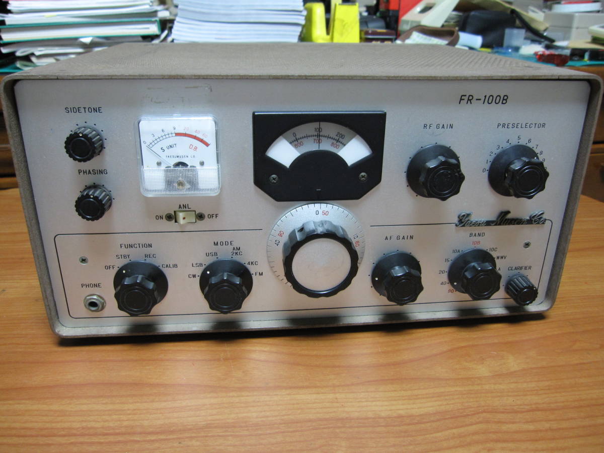 YAESU FR-100B 通信型受信機 本体 八重洲無線 YAESU FR-100B HF帯受信